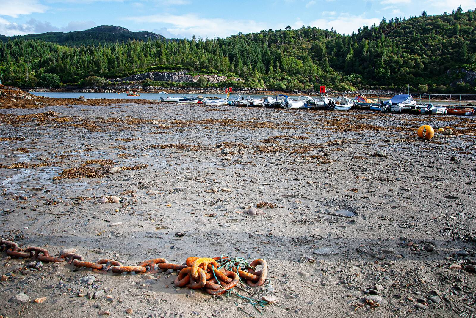 Boats on the tidal flats