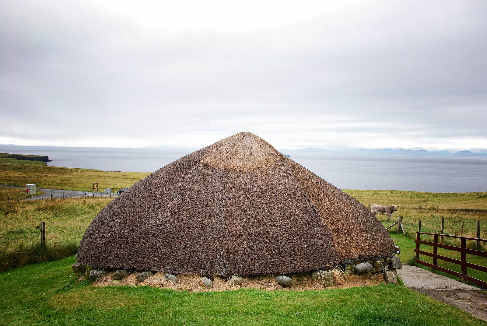 Thatched blackhouse at the museum