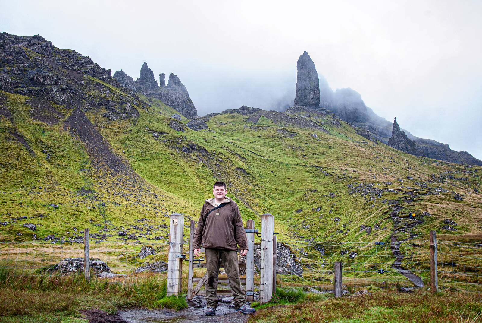 The photographer at the Storr