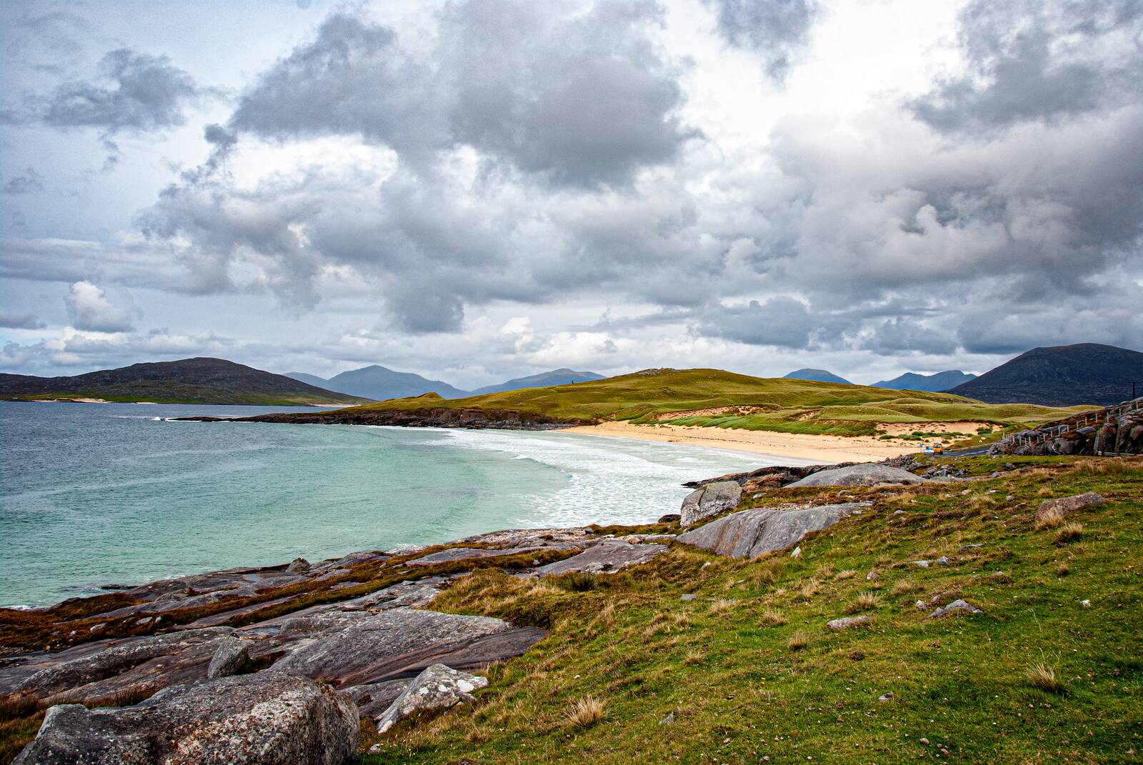 Turquoise bay on Harris